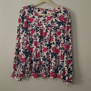 LOFT | Floral Blouse